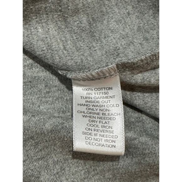 Quacker Factory Sz S Rhinestone Grommet Cotton Pullover 1/2 Sleeve Top Side Slit - Picture 7 of 10